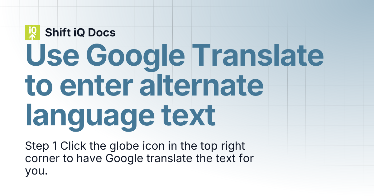 Use Google Translate to enter alternate language text | Help Center ...